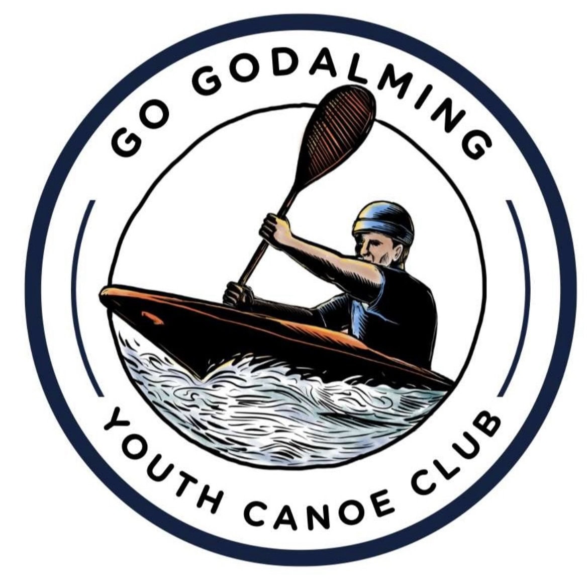 Go Godalming Youth Canoe Club logo